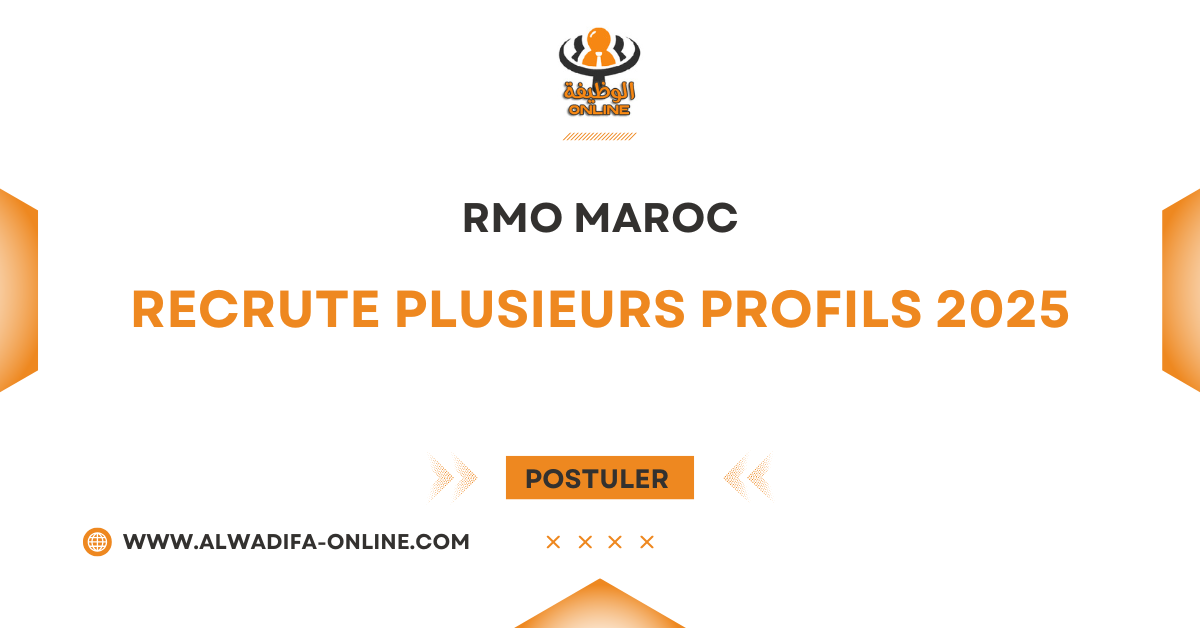 RMO Maroc Recrute Plusieurs Profils 2025